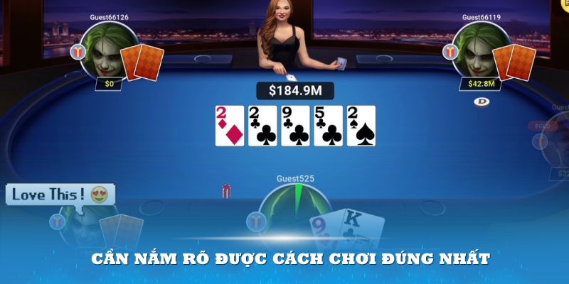 Cách chơi Poker Xin88