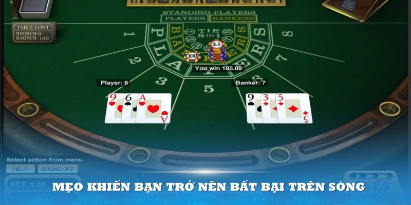 Mẹo chơi Baccarat bất bại