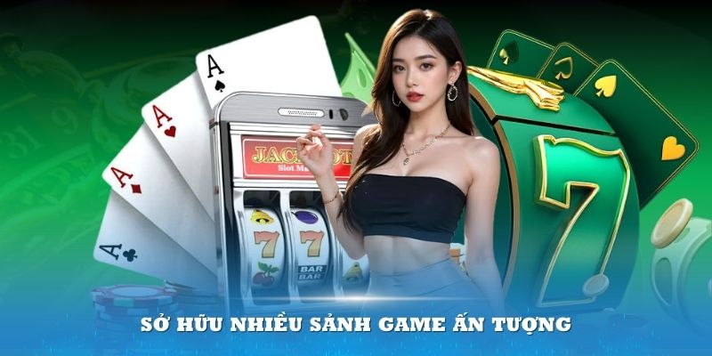 Nhiều sảnh game ấn tượng tại Xin88